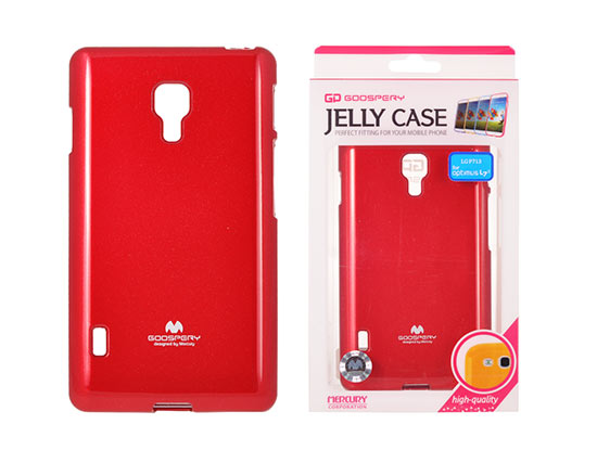 Jelly Silicone LG L7 II/P715 red