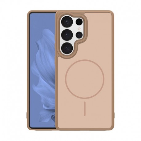 Samsung Galaxy S26 Ultra Frame Thin Mag Silicone Brown