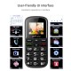 Artfone CS182 Dual Sim 1.8'' GSM Phone Black (Ελληνικό Μενού)