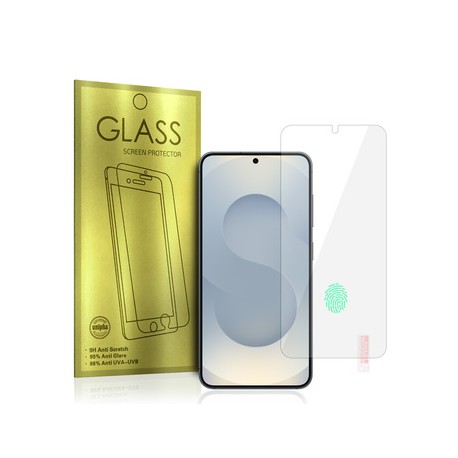 Samsung Galaxy S25 Tempered Glass Gold (With Fingerprint Unlock)