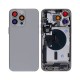 Apple iPhone 15 Pro Max Full Housing All Parts(Vibra/NFC/Charging Connector/Power/Volume/Flash Flex/Sim Tray)Natur Titanium GRA