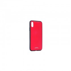 Apple iPhone XS MaxTesta Glass Silicone Red