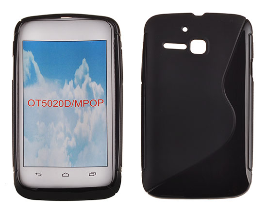 Silicone S-Line Alcatel One Touch M Pop 5020 black
