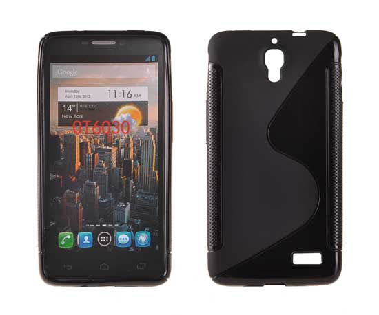 Silicone S-Line Alcatel One Touch Idol/6030 black