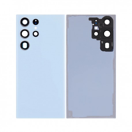 Samsung Galaxy S23 Ultra 5G BatteryCover+Camera Lens Blue GRADE A