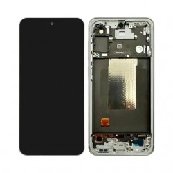 Samsung Galaxy A56 5G Lcd+Touch Screen+Frame Light Grey ORIGINAL