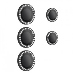 Samsung Galaxy S26 Ultra Tempered Glass Hard Diamond for Camera Black 5pcs