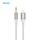 BWOO AUX073 Lightning to 3.5mm Jack Cable 1M White