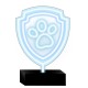 NEON LED On a Stand Paw Patrol Logo OW-120246