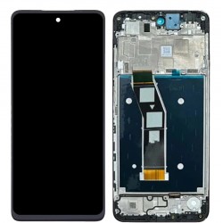 Motorola Moto G24 Lcd+Touch Screen+Frame Black GRADE A