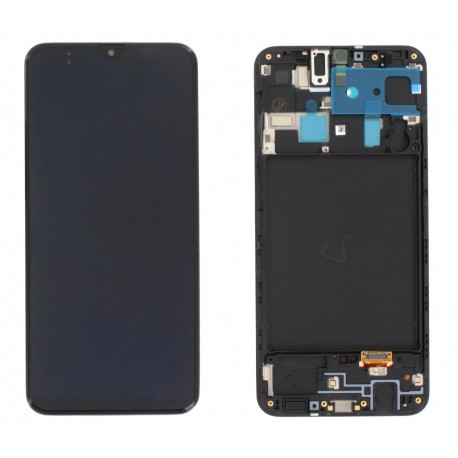 Samsung Galaxy A20 Lcd+Touch Screen Black ORIGINAL Renewd