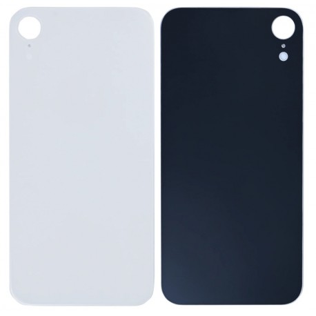 Apple iPhone XR BackCover with Bigger Hole White GRADE A