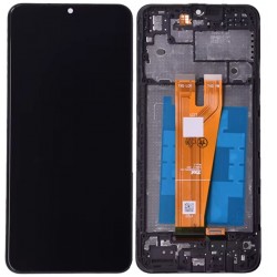Samsung Galaxy A04 Lcd+Touch Screen+Frame Black GRADE A