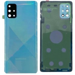 Samsung Galaxy A71 BatteryCover+Camera Lens Blue GRADE A