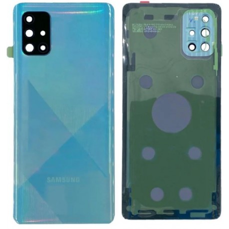 Samsung Galaxy A71 BatteryCover+Camera Lens Blue GRADE A