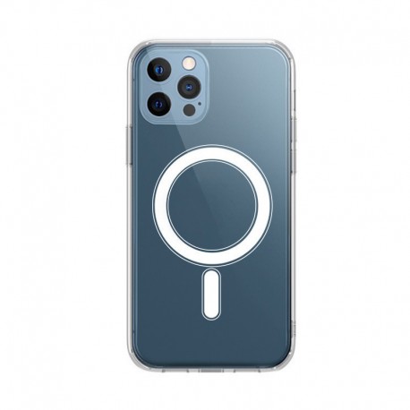 Apple iPhone 15 Pro Max Magsafe Camera Protection AntiShock 1.5mm Silicone Transparent