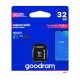 Goodram MicroSD Card 32GB+Adapter Class 10 Up to 100MB/s
