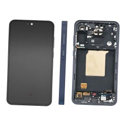 Samsung Galaxy A55 5G Lcd+Touch Screen+Frame Black/Navy ORIGINAL