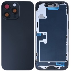 Apple iPhone 16 Pro Max Full Housing All Parts(Vibra/NFC/Charging Connector/Power/Volume/Flash Flex/Sim Tray)Black Titanium GRA