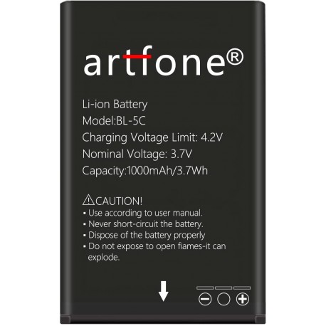 Artfone BL-5C Battery