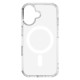 Apple iPhone 16 Magsafe AntiShock Big Hole 1.5mm+ Button Silicone Transparent
