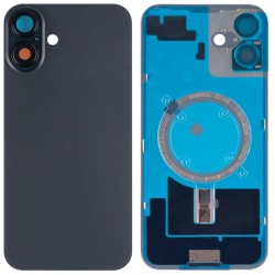 Apple iPhone 16 Plus BackCover with Magsafe+Camera Lens Black GRADE A