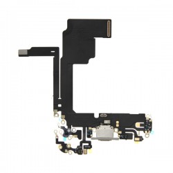 Apple iPhone 15 Pro Usb-C Connector+Microphone Natural Titanium Pulled ORIGINAL
