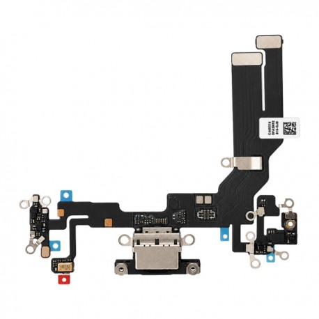Apple iPhone 16e Usb-C Connector+Microphone Black Pulled ORIGINAL