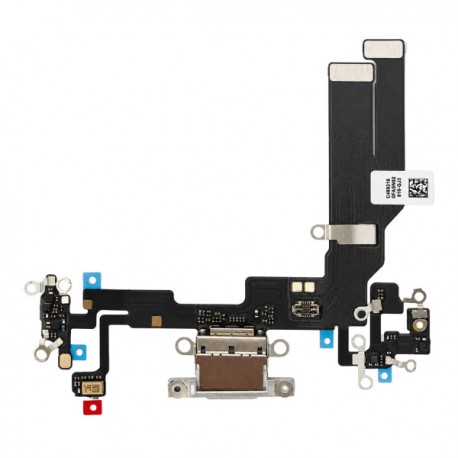 Apple iPhone 16e Usb-C Connector+Microphone White Pulled ORIGINAL