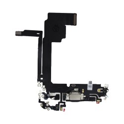 Apple iPhone 15 Pro Max Usb-C Connector+Microphone Black Pulled ORIGINAL