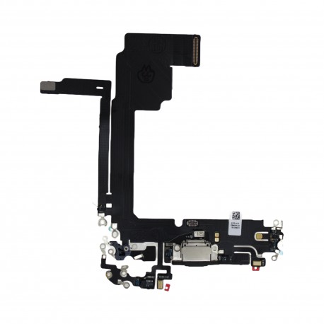 Apple iPhone 15 Pro Max Usb-C Connector+Microphone Black Pulled ORIGINAL