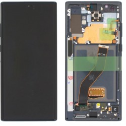 Samsung Galaxy Note 10 Plus Lcd+Touch+Frame Black ORIGINAL Renewed