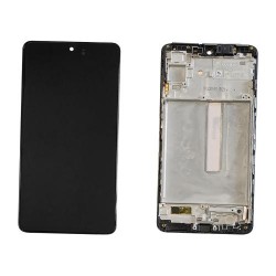 Samsung Galaxy M53 5G Lcd+Touch+Frame Black ORIGINAL