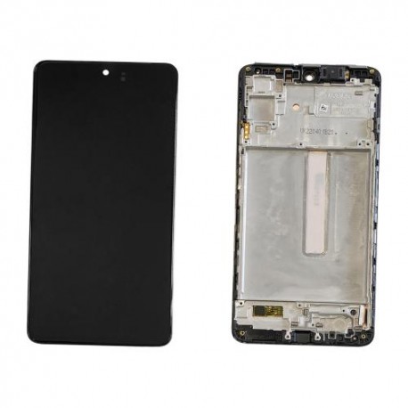 Samsung Galaxy M53 5G Lcd+Touch+Frame Black ORIGINAL