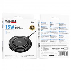 Borofone BQ40 15W Wireless Charger Black