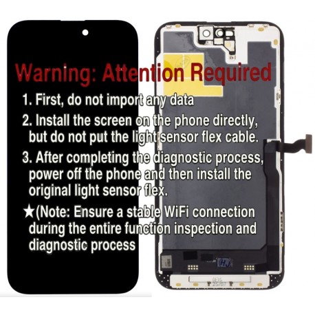 Apple iPhone 14 Pro Max Lcd+Touch Screen Black Diagnostic SOFT OLED