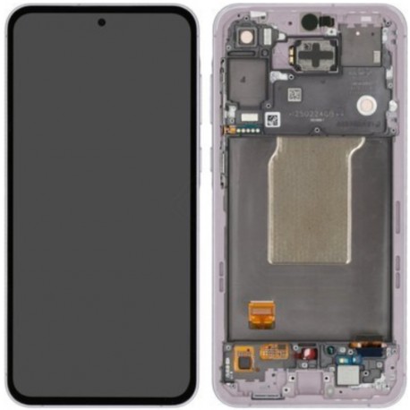 Samsung Galaxy A55 5G Lcd+Touch Screen+Frame Lavender/Lilac ORIGINAL