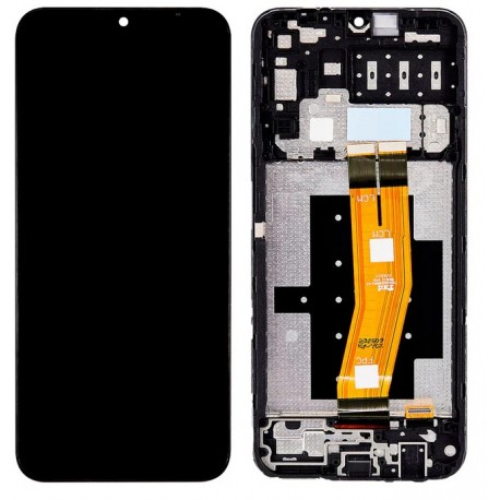 Samsung Galaxy A14 4G/SM-A145R Lcd+Frame Black GRADE A (Yellow Flex)