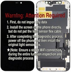 Apple iPhone 12/12 Pro Lcd+Touch Screen Black Diagnostic Tactical