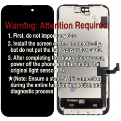 Apple iPhone 15 Plus Lcd+Touch Screen Black Diagnostic Tactical