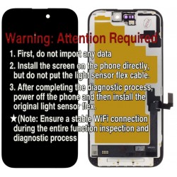 Apple iPhone 16 Lcd+Touch Screen Black Diagnostic SOFT OLED