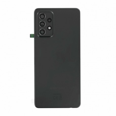 Samsung Galaxy A72 BatteryCover+Camera Lens Black GRADE A