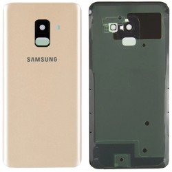 Samsung Galaxy A8 2018 BatteryCover+Camera Lens Gold GRADE A