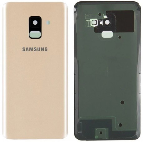 Samsung Galaxy A8 2018 BatteryCover+Camera Lens Gold GRADE A