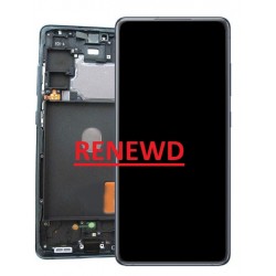 Samsung Galaxy S20 FE 4G Lcd+Touch Screen+Frame Navy/Blue ORIGINAL Renewed