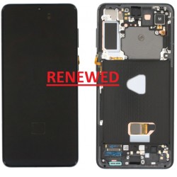 Samsung Galaxy S21 Plus 5G Lcd+Touch+Frame Black ORIGINAL (No FrontCamera) Renewed