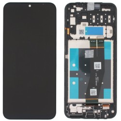 Samsung Galaxy A14 4G/SM-A145R Lcd+Frame Black GRADE A (Black Flex)