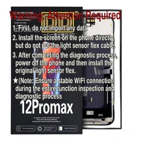 Apple iPhone 12 Pro Max Lcd+Touch Screen Black Diagnostic HARD OLED DD
