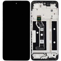 Motorola G15 Lcd+Touch Screen+Frame Black Refurbished ORIGINAL