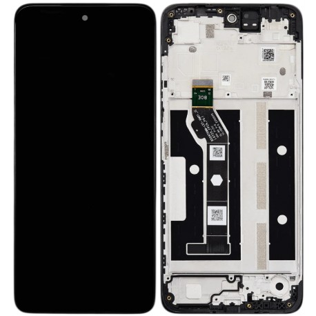 Motorola G15 Lcd+Touch Screen+Frame Black Refurbished ORIGINAL